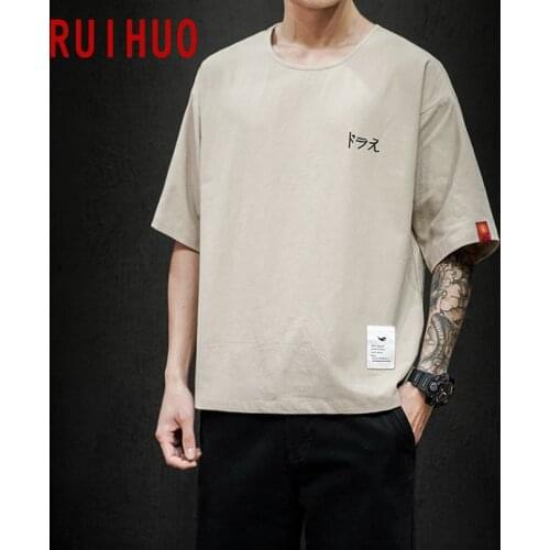 Мужские футболки RUIHUO China At AliExpress