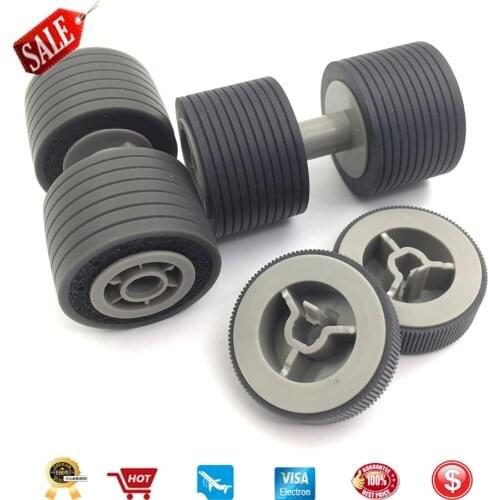 PA03575-K011 PA03575-K012 PA03575-K013 Pick Roller Set Brake Roller Separator Roller Tire Rubber for Fujitsu fi-6400 fi-6800