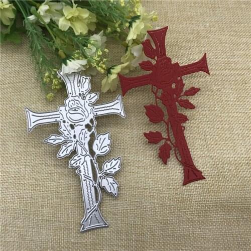Cross flower Metal Cutting Diesscrapbooking Album Paper Card Craft Embossing Die Cuts
