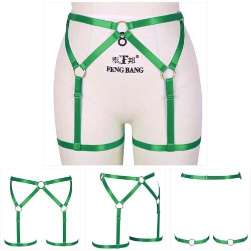 Strap Sexy Erotic Lingerie BDSM Bandage Body Harness For Women Adjust Waist To Leg Size Bandage Costume Sword Belt Gothic Garter