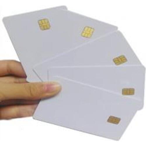 1000pcs/lot ISO 7816 Fudan4442 contact IC card Blank smart card