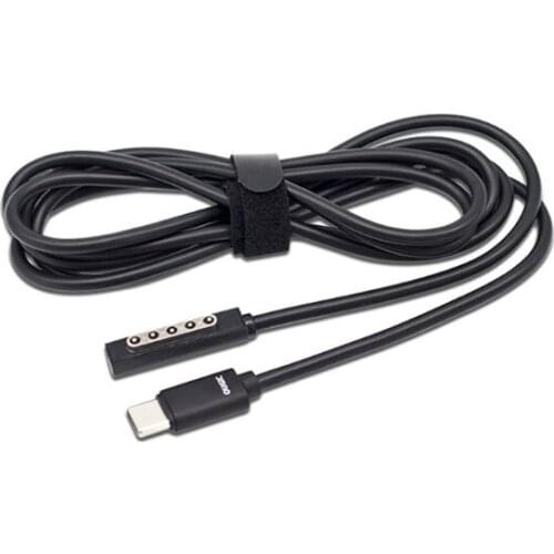 USB C Type C Female Or Male Power Supply Charger Adapter Charging Cable Cord for Surface Pro 1/ 2/Surface RT P82A