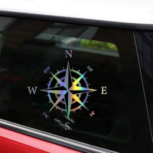 Car Stickers NSWE Compass Stickers Funny Vinyl for Geely Atlas Boyue NL3 EX7 Emgrand X7 EmgrarandX7