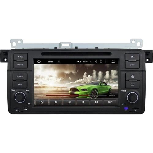6 Core 7" PX6 Android 10.0 Car DVD Player For BMW E46 M3 1998-2004 Car Audio Stereo 1 Din Car Radio Multimedia Player DSP DVD