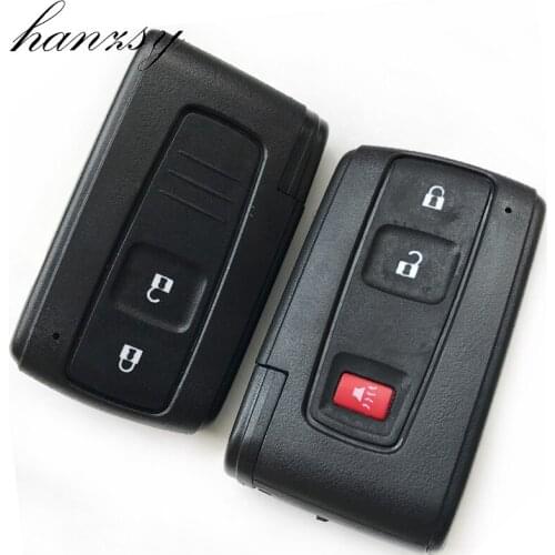 2 3 Buttons Remote Key Cover For Toyota Prius 2004 2005 2006 2007 2008 2009 Replacement Smart Key Case blank Fob Car key shell