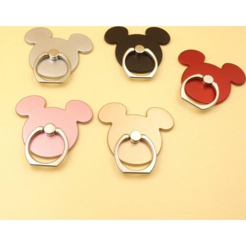 Mouse Desgin Finger Ring Mobile Phone Smartphone Stand Holder Socket For Smart Phone Car Mount Stand