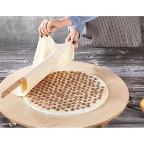 Maker Making Patty Dough Press Manti Mould Pelmeni Pastry Mold Dumpling Kitchen Tools Cuisine DIY 200 Hole Free Shipping 40 cm