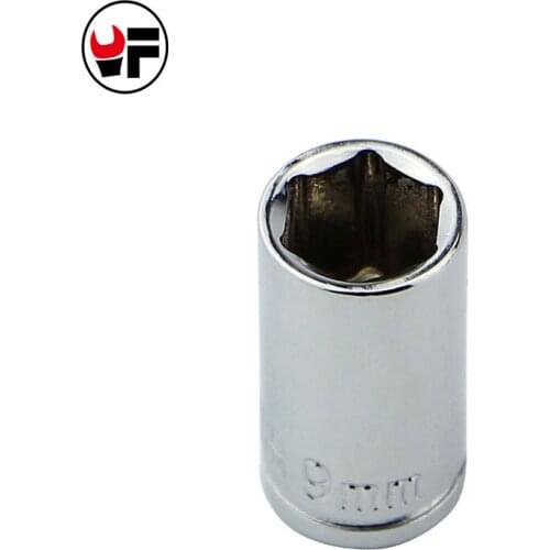 1/4" 9mm Ferramentas metric socket wrench head kit bolt hexagon allen head torque wrench sleeve head D4205