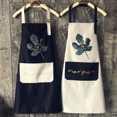 Fashion Cooking Kitchen Apron For Woman Men Chef Waiter Cafe Shop BBQ Hairdresser Aprons Bibs Kitchen Accessory Multi Styles