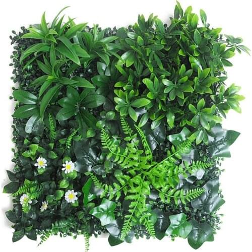 Wall Artificial Plants Grass Decor Green Fake Greenery Artificial Plant Outdoor Garden Decor Office Home Decor Garden Decoration