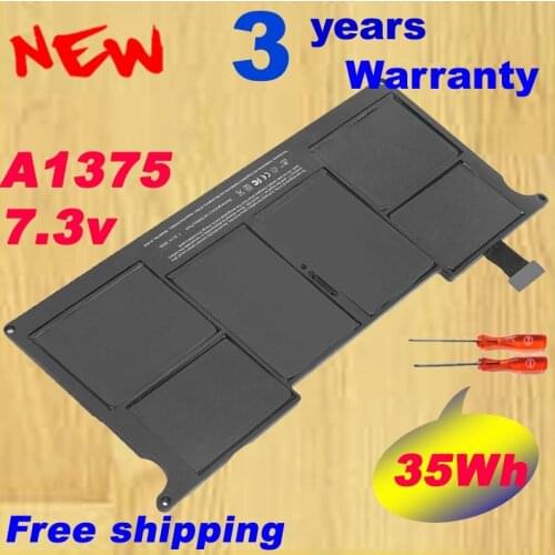 New A1375 Battery For Apple Macbook Air 11"MC505LL/A MC506LL/A MC507LL/A MC969LL/A
