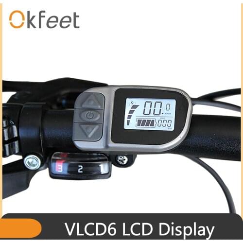 Okfeet VLCD6 LCD Display For TONGSHENG EBike Mid-Drive Motor TSDZ2 Kit Electric Bike Bicycle