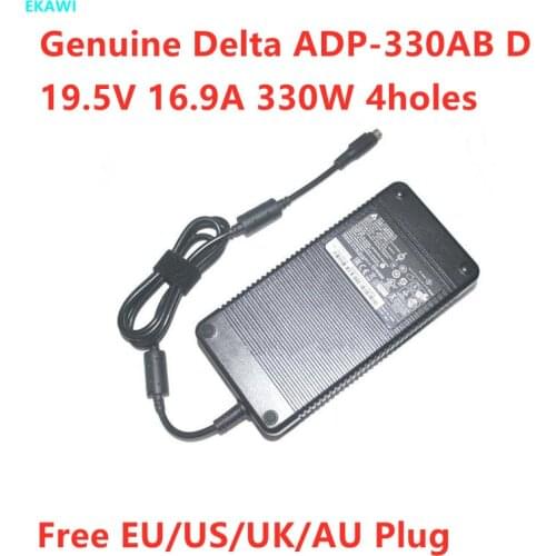 Genuine 19.5V 16.9A 330W 4holes ADP-330AB D A15-330P1A A17-330P2A Laptop AC Adapter Charger For MSI GT80 GT80S GT73VR GT75VR 7RF