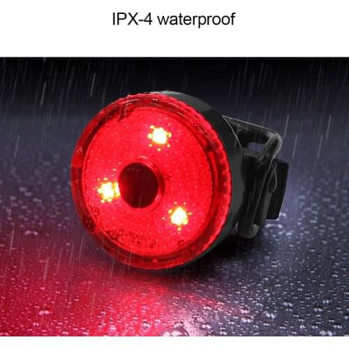 Bicycle Warning Light USB Rechargeable Waterproof Bike Signal Tail Light 360° Adjustable Portable MTB Bike Seatpost Taillight