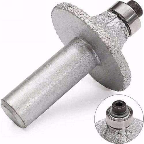 1pc Diamond Router Bits Wheel 1/2" For Marble Granite Hand Profiler Half Bullnose Accessories