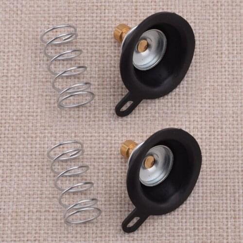 2Sets Carburetor Air Cut Off Valve Diaphragm & Spring Fit for Yamaha XV500 XV530 XV535 XV535SF High Quality