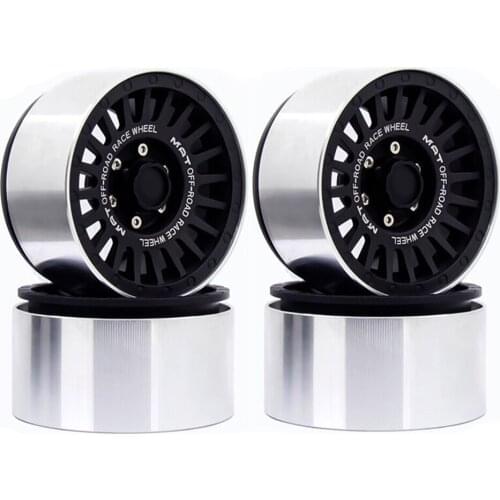 4pcs 1:10 2.2 inch Metal Wheel Rim for 1/10 Rc Car tracked vehicle Trx4 Mustang Rc4wd D90 D110 axial Scx10 90046 Jimny Cfx Vs4