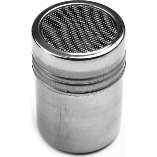 Dining Seasoning jar Cooking Sprinkle Stainless steel Coffee Duster With lid