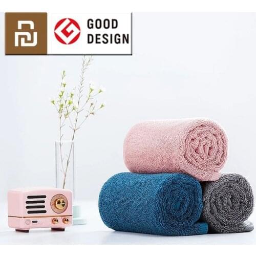 Xiaomi Z Bath Towel 100% cotton towels bathroom 5 Colors Highly Absorbent Bath hand towels bathroom 32x70 CM
