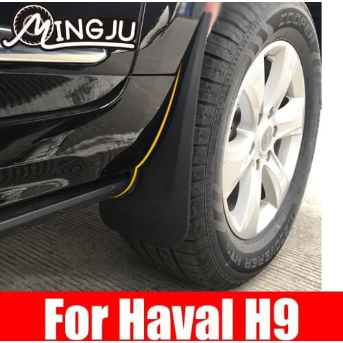 Car Mudflap Fender For Haval H9 2018 2019 2020 2021 Over Fender Mud Flaps Guard Splash Flap Mudguard Accessories