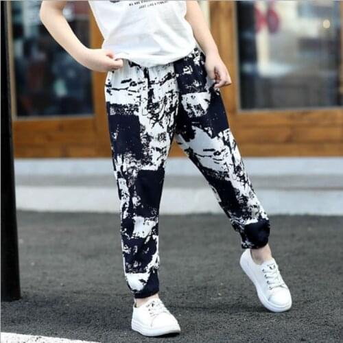 Children Clothing Boys And Girls Summer Pants Children In Summer Thin Casual Pants Baby Cool Clothes 1-16 Yrs Boys Casual Pants