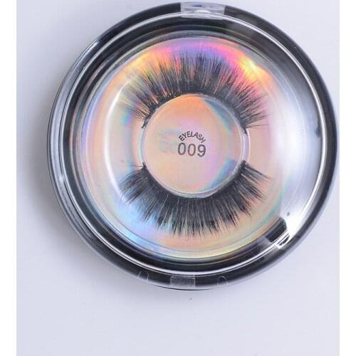 HOT brand Flash Girl 1 Pair 3D Silk Protein Lashes 100% Handmade Beautier Mink Eyelashes Extension Makeup with Box