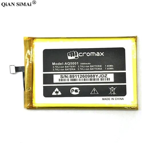 New High Quality 3500mAh battery For Micromax AQ5001 phone + Tracking number