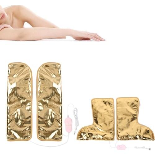 Paraffin Wax Therapy 2 Gears Adjustable Heated Mitts Electric Spa Constant Temperature Heated Mittens Foot Covers Manicure Glove