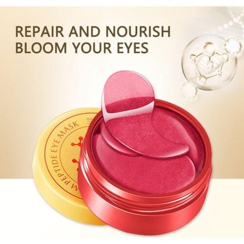 60PCS Snake Venom Peptide Eye Mask Eye Patches Crystal Collagen Anti Aging Remove Dark Circles Patches