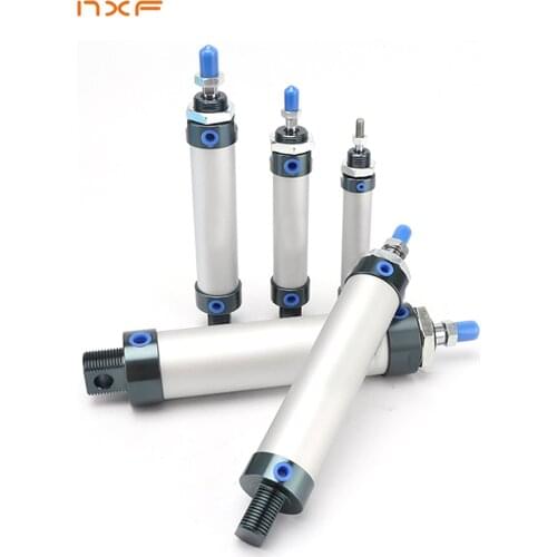 Pneumatic Cylinder MAL Series Mini 16/20/25/32mm Bore 25/50/75/100/200/300/400/500mm Stroke Single lever pneumatic Air cylinder