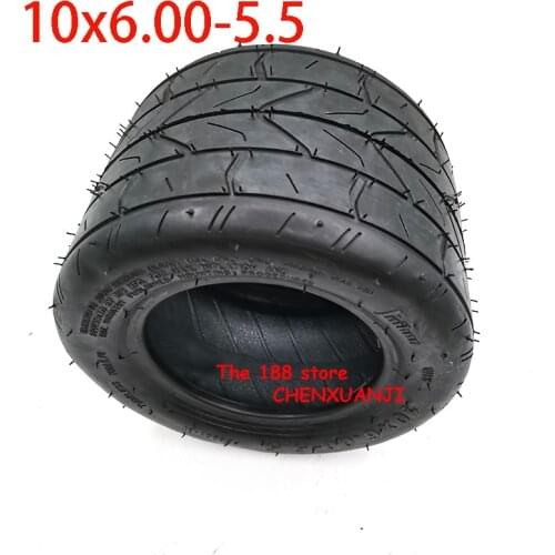 High quality10 inch wide tire 10x6.00-5.5 tire motorcycle tubeless tire vacuum road electric scooter motor inner tube