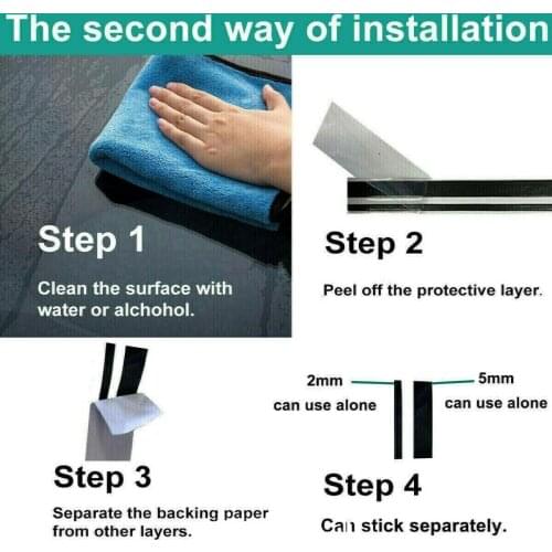 2pcs 64.3ft Gold Pin Striping Stripe Vinyl Tape Decal Sticker For Car Motorcycle Exterior Parts