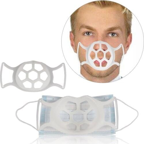 1pc Mask Support Breathing Assist Help Mask Inner Cushion Bracket Silicone Reusable Mask Holder Mask Bracket Face Skin Care