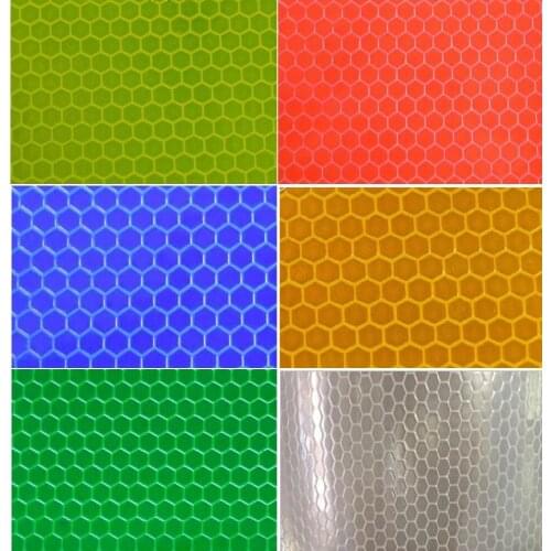 41cm*122cm PVC Reflective Sheeting Sprayable Painted Traffic Sign Outdoor Photo Colorful Reflective Stickers