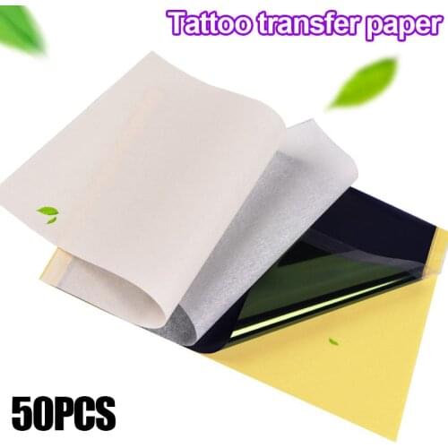 50Pcs Tattoo Masters Stencil Transfer Paper Hectograph Tattoo Supplies B88