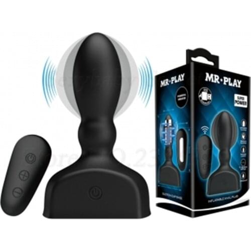 Wireless Control Inflatable Air Pump Anal Dildo Vibrator Butt Plug Anus Expansion Prostate Massager Sex Toys For Women Men