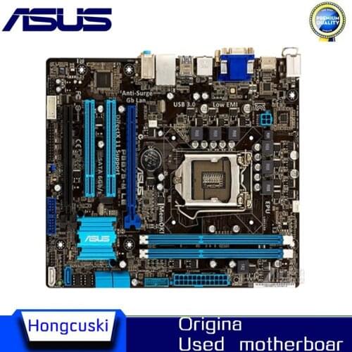 Free shipping original motherboard for ASUS P8B75-M LE DDR3 LGA 1155 for I3 I5 I7 22/32nm CPU B75 Desktop motherboard