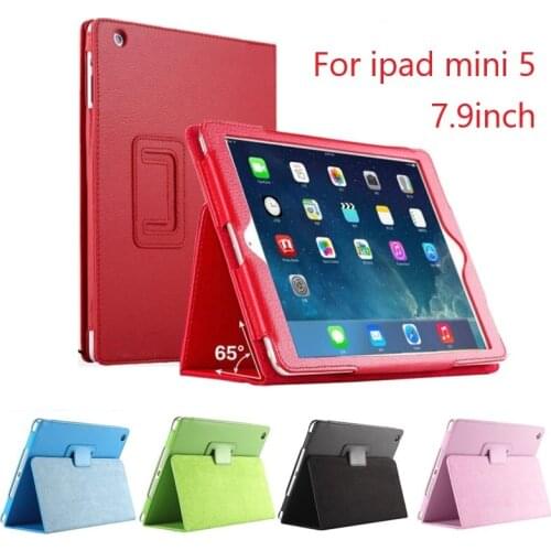 Case For iPad mini 5 2019 7.9inch Smart Stand Holder Flip Cover Shockproof Shell for iPad mini5 PU Leather Tablet Protector