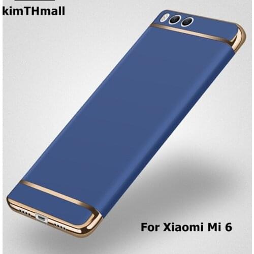 Case For Xiaomi Mi 6 Luxury Royal Gold Metal Plating Hard PC For Xiaomi 6 Cover Removable 3 in 1 Fundas Case capa For Xiaomi Mi6