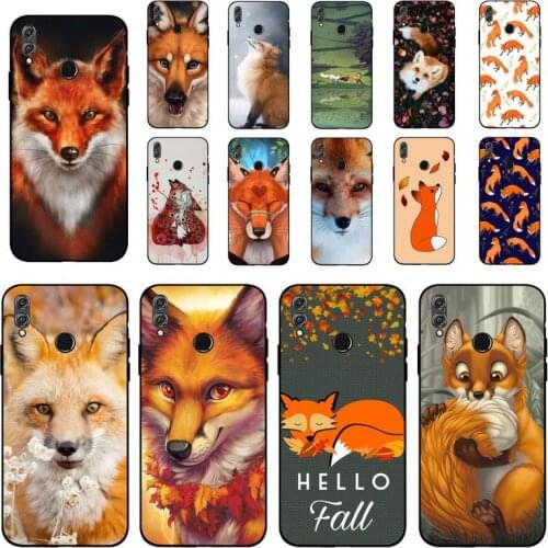 Yinuoda Cute cartoon animal fox Phone Case for Huawei Honor 10 8X 9 10 lite view 20 8c 9X pro 5A play