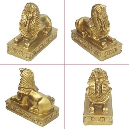 Handmade Egyptian Sphinx Resin Mold DIY 3D GreatSphinx Face Epoxy Resin Casting Silicone Mold Resin Wax Craft Tools W0YA