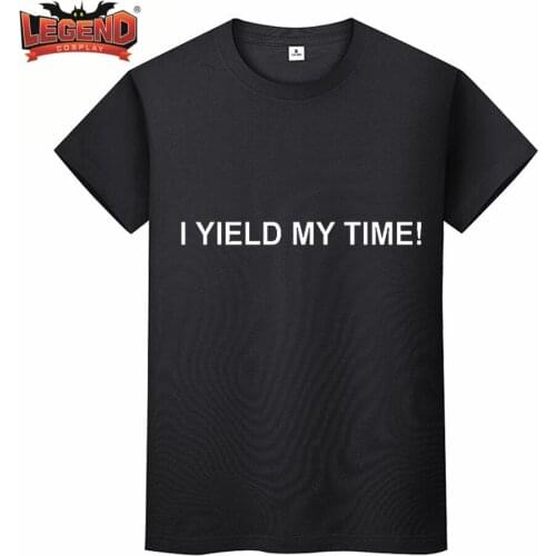 I Yield My Time F You T-Shirt black lives matter Saying Trendy slogan LAPD T-Shirt COSPLAY Tee