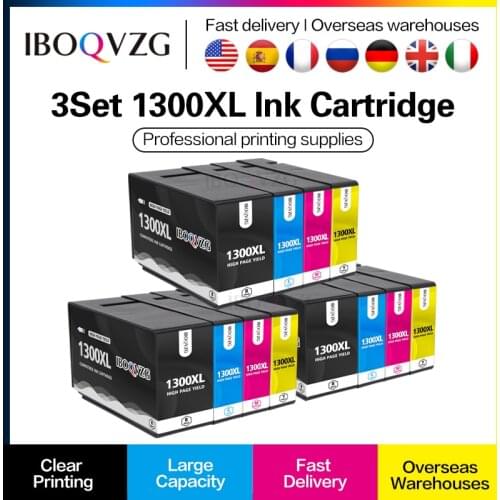 IBOQVZG PGI-1300 Compatible Ink Cartridge PGI1300 PGI-1300XL For Canon MAXIFY MB2030 MB2330 MB2130 MB2730 Inkjet Printer