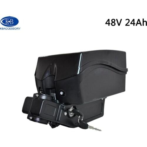 EU duty free 48V 24Ah Electric Bicycle battery 13S8P Lithium Battery Pack for Bafang 1000W Motor for 18650 3000mAh cell+30A BMS