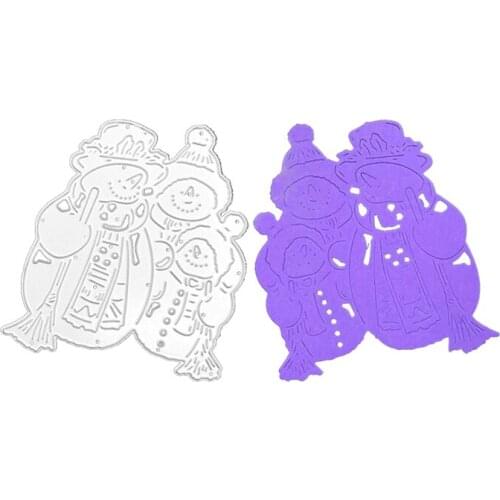 Julyarts Snowman Metal Cutting Dies Crafts Diy Scrapbooking Photo Album Decorative Embossing PaperCard Crafts Die