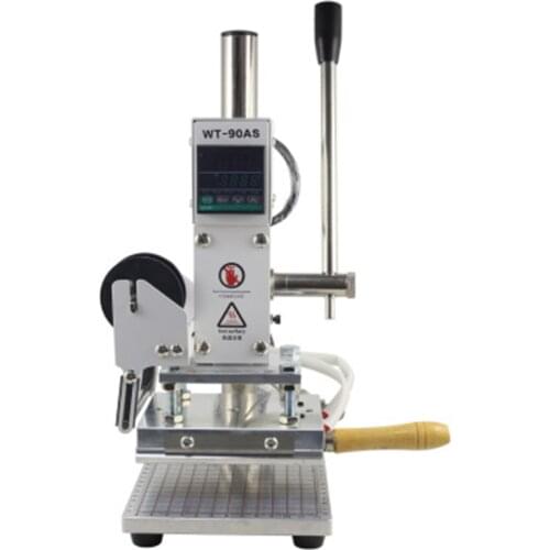 Multifunction Bronzing Machine Manual Leather Branding Machine Hot Stamping Embossing Machine Copper Mold Type Dual Purpose Tool