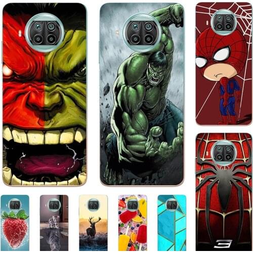 Soft Case For Xiaomi Mi 10T Lite 5G 10T Pro 5G Xiaomi Apollo Pro Mi 10i Phone Cover Cartoon Fundas Super Hero Coque Cat Shell
