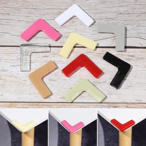4PCS PVC Table Corner Protector Desk Window Edge Protection Children Security Accessories Baby Kids Anti-collision Guards