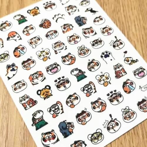 Newest TSC 275 3D design nail art sticker decal stamping back gule DIY nail decoration tools