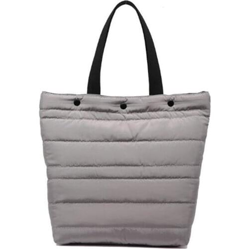 2019 new womens bag Korean version of the fashion down space cotton waterproof bag shoulder bagsac sac a main computerb Bag